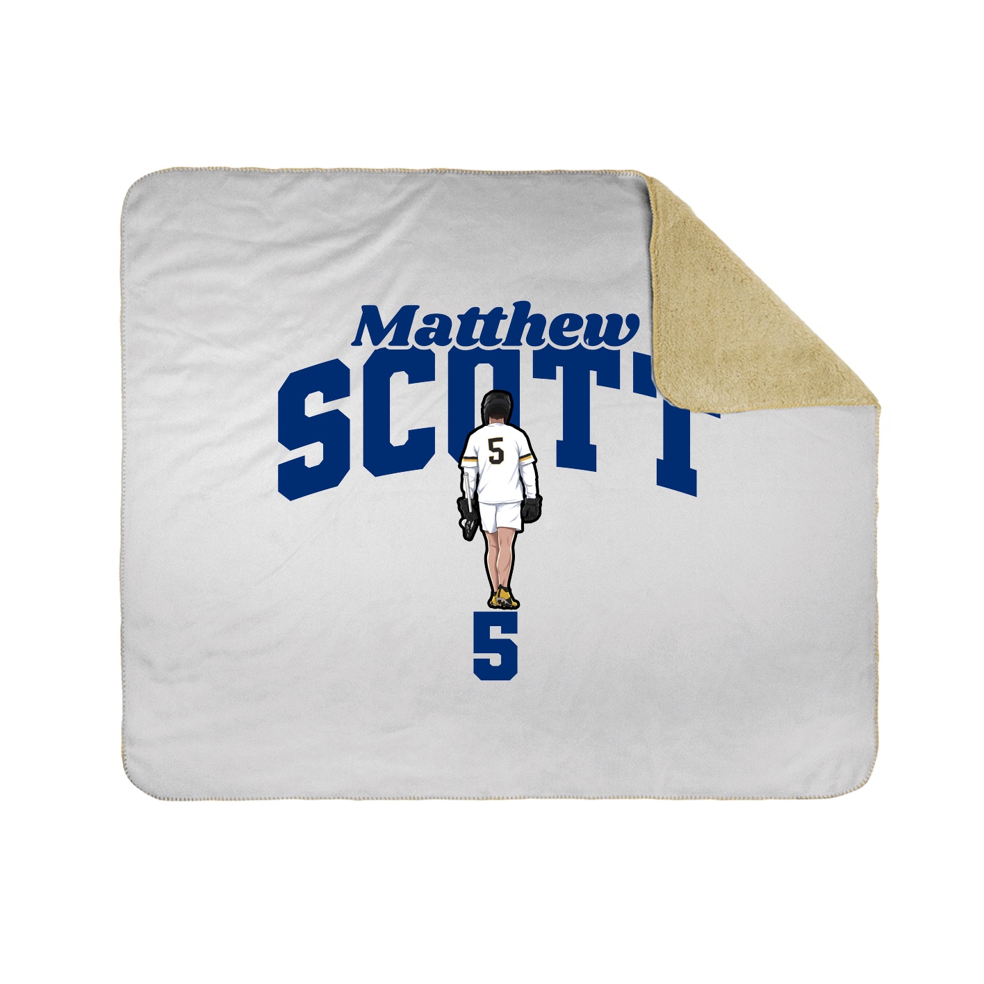 Throw Blanket — Signature Arch in White