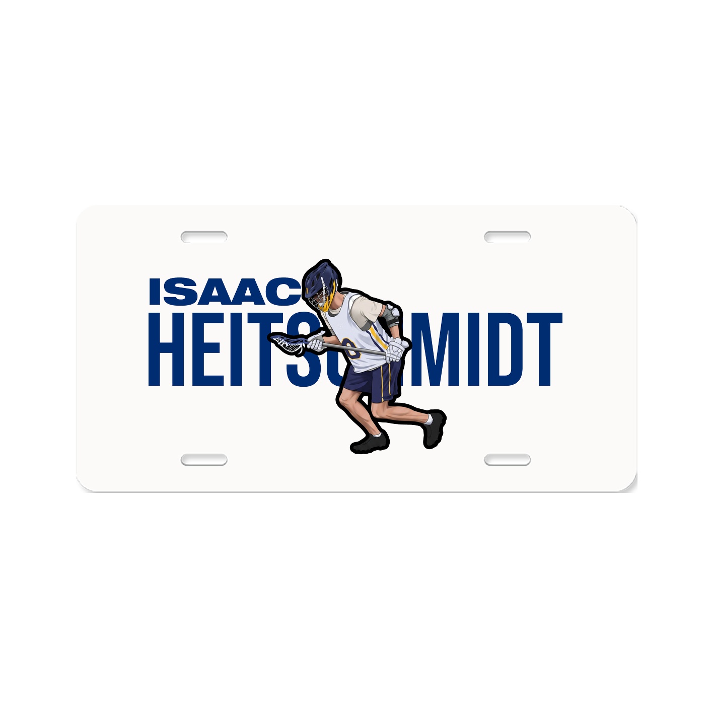 License Plate — Player Name in Classic