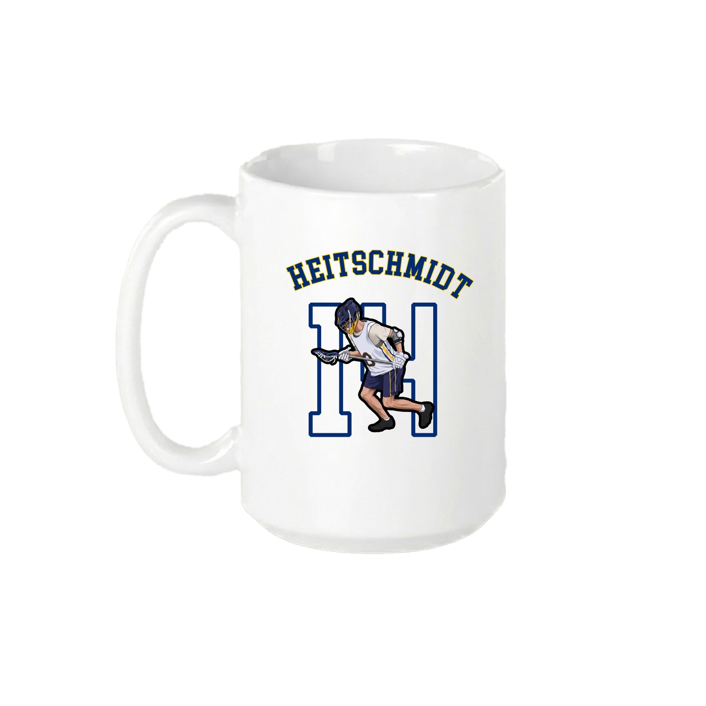15oz Coffee Mug — Shirsey Arch in White