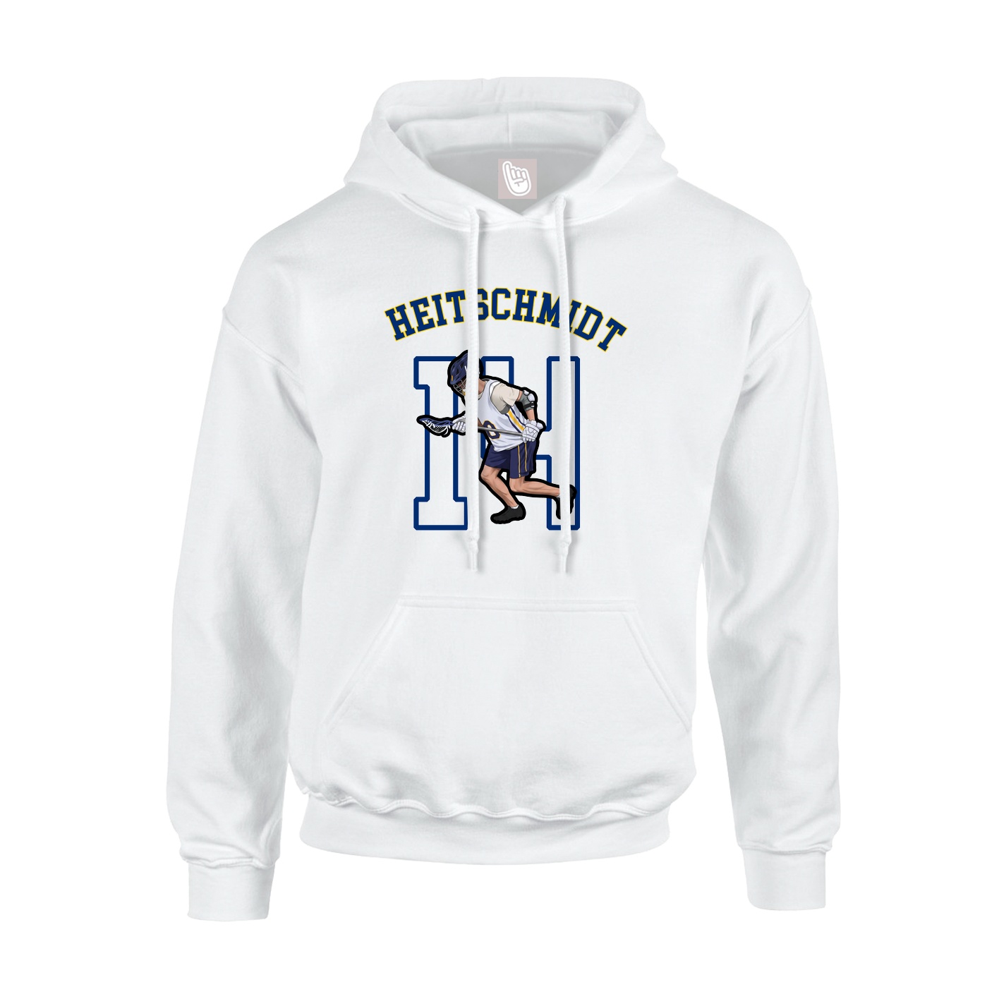 Youth Hoodie — Shirsey Arch in White
