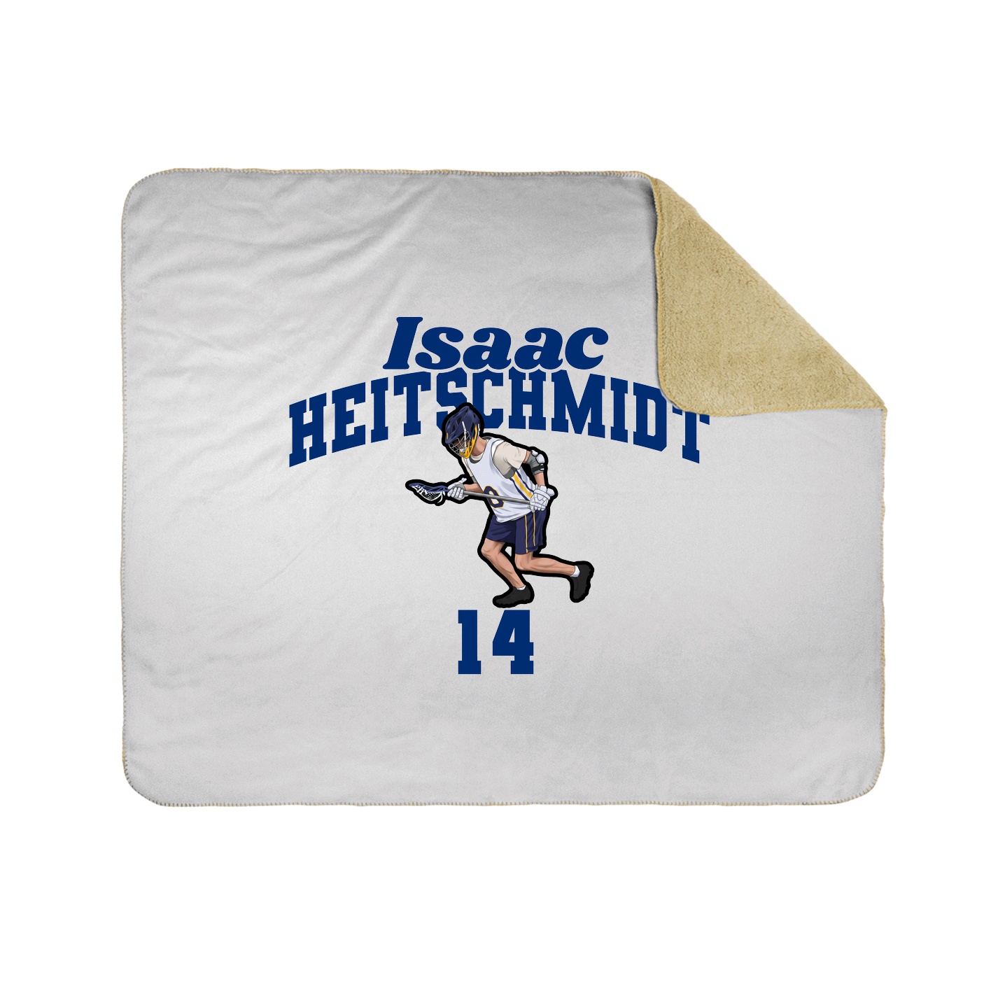 Throw Blanket — Signature Arch in White
