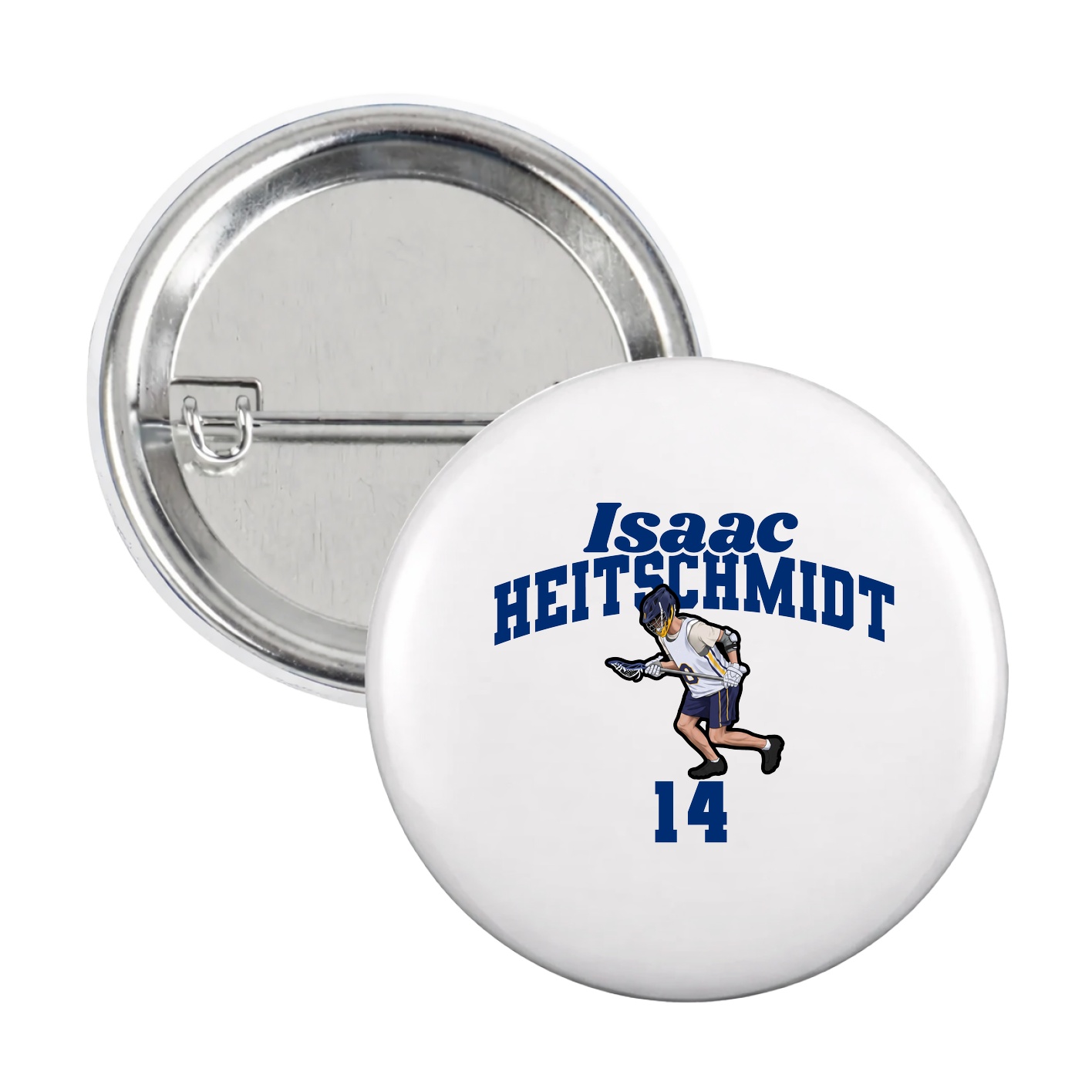 Game Day Button — Signature Arch in White