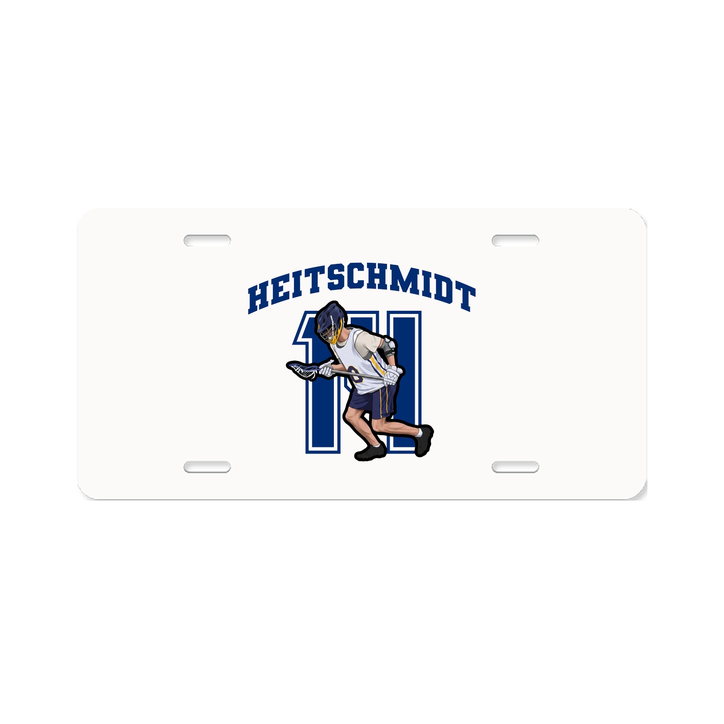 License Plate — Number in Classic