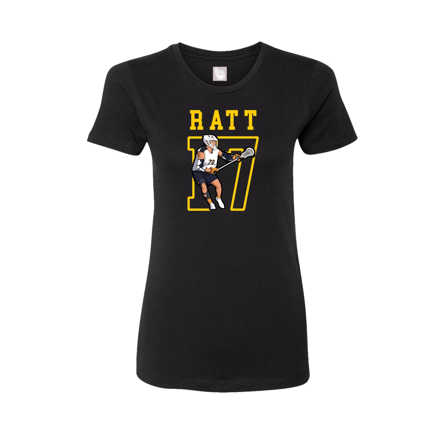 Fitted Women's Tee — Shirsey in Black