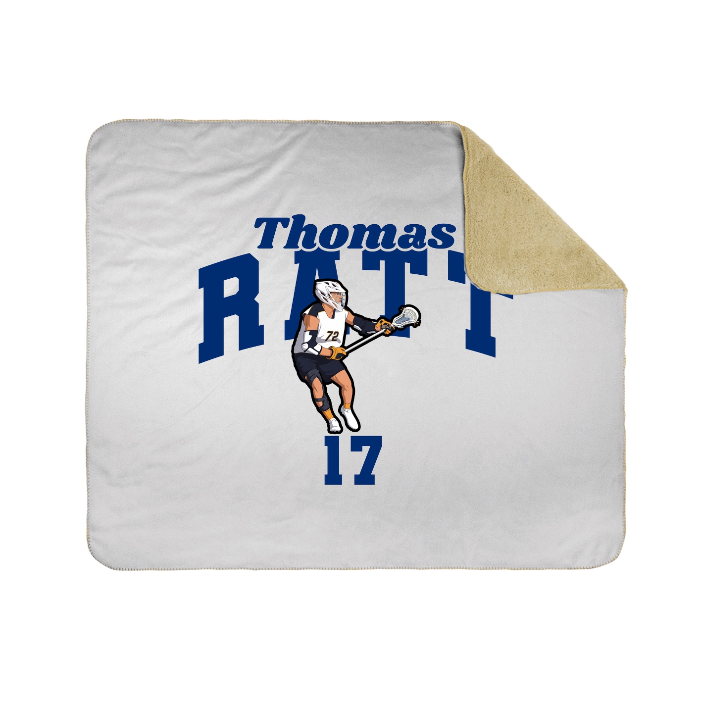 Throw Blanket — Signature Arch in White