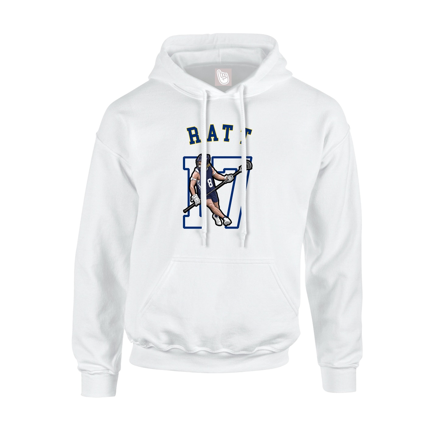 Youth Hoodie — Shirsey Arch in White