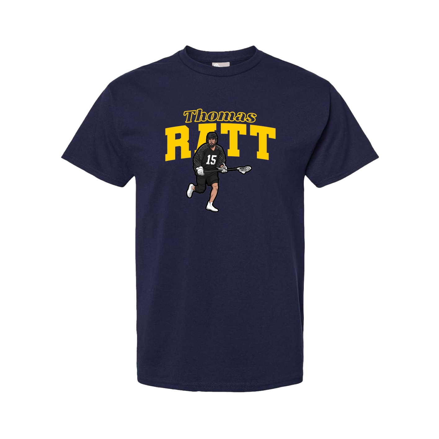 Youth Tee — Name Arch in Navy