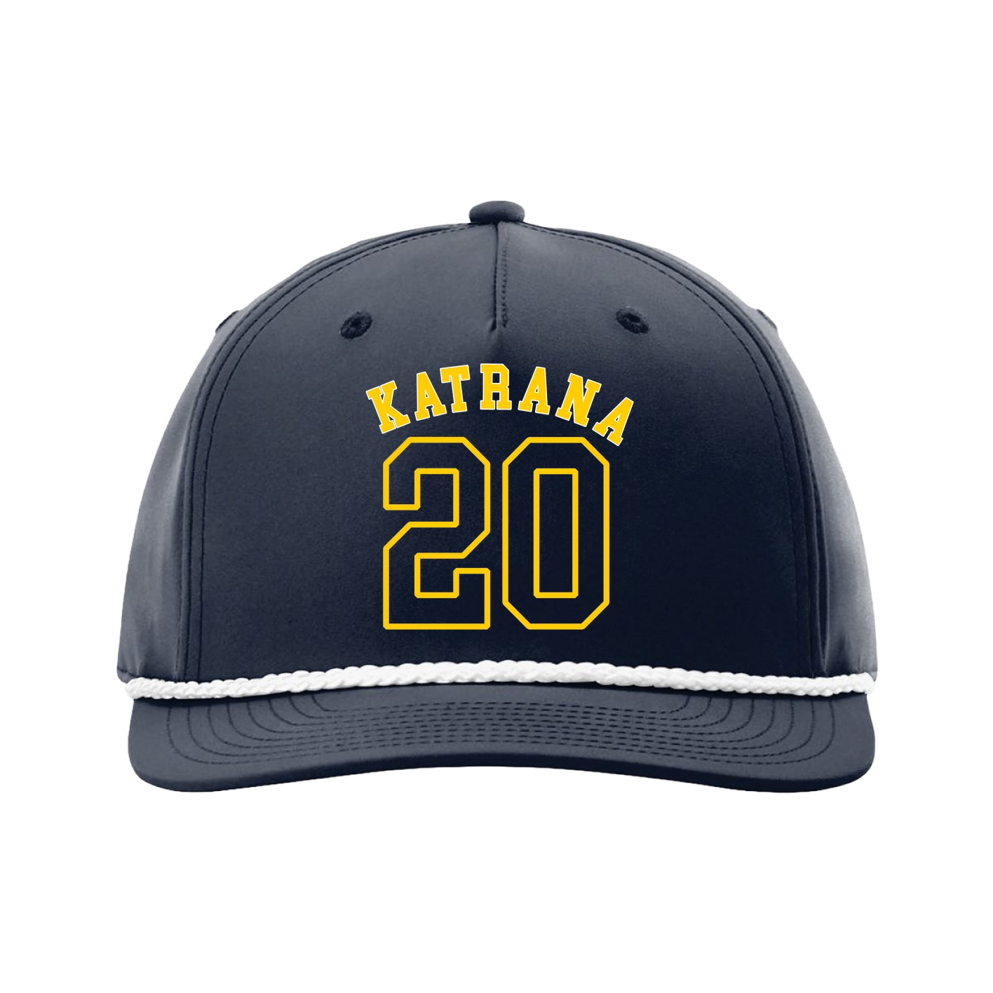 Five-Panel Classic Rope Cap — Shirsey Arch in Navy