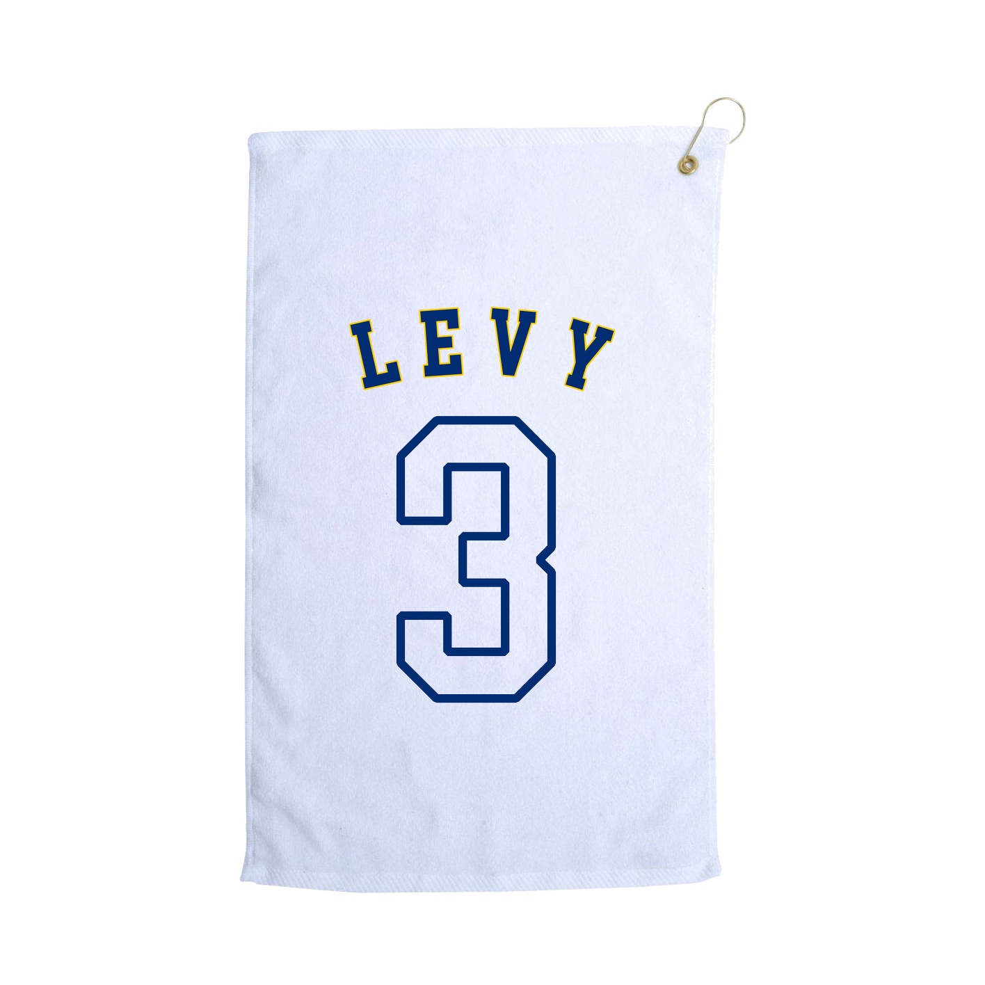 Golf Towel — Shirsey Arch in White