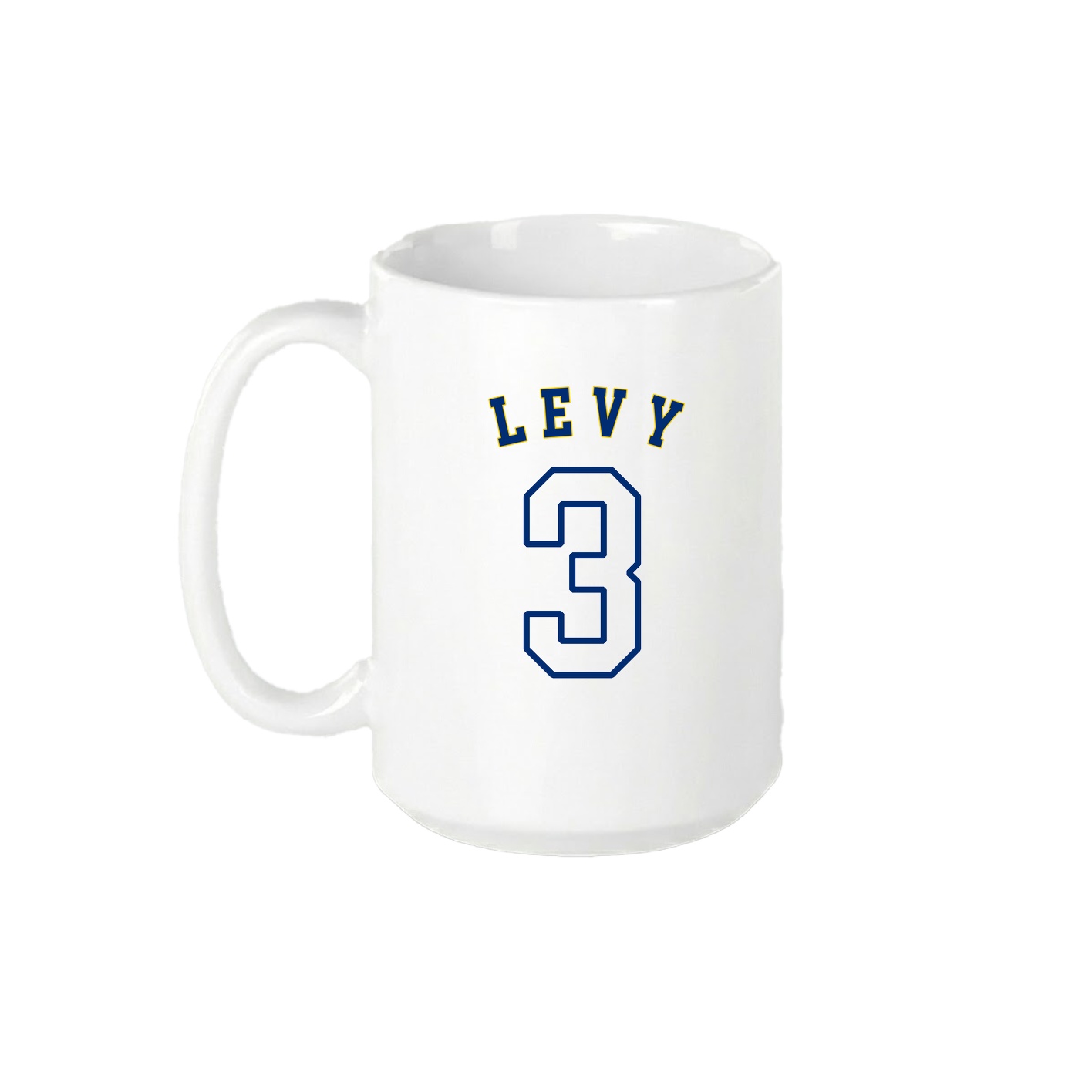 15oz Coffee Mug — Shirsey Arch in White