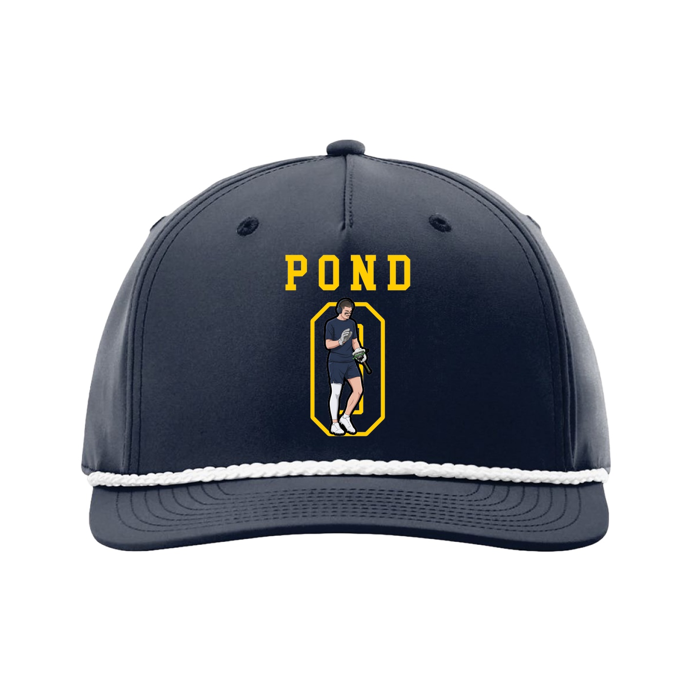 Five-Panel Classic Rope Cap — Shirsey in Navy