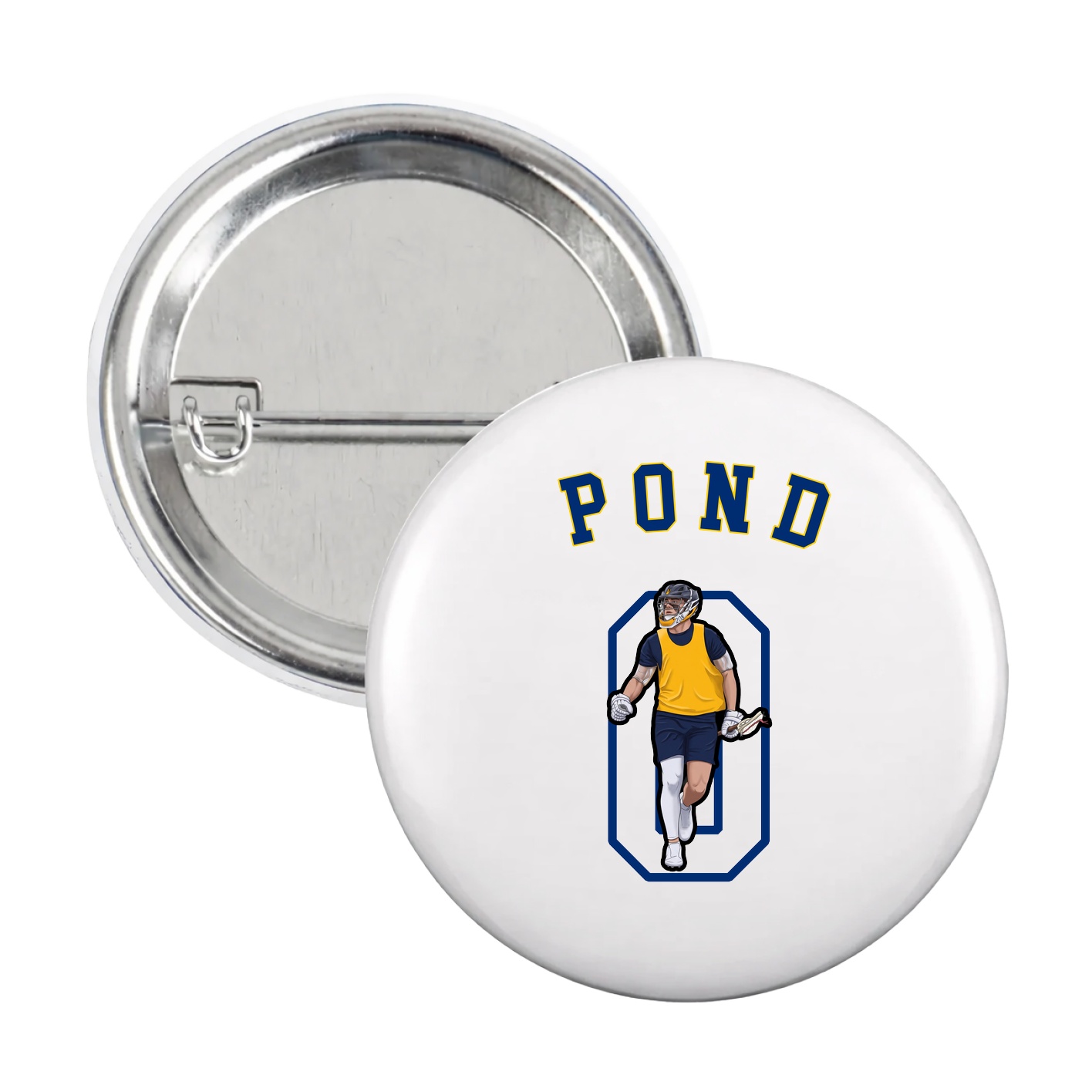 Game Day Button — Shirsey Arch in White