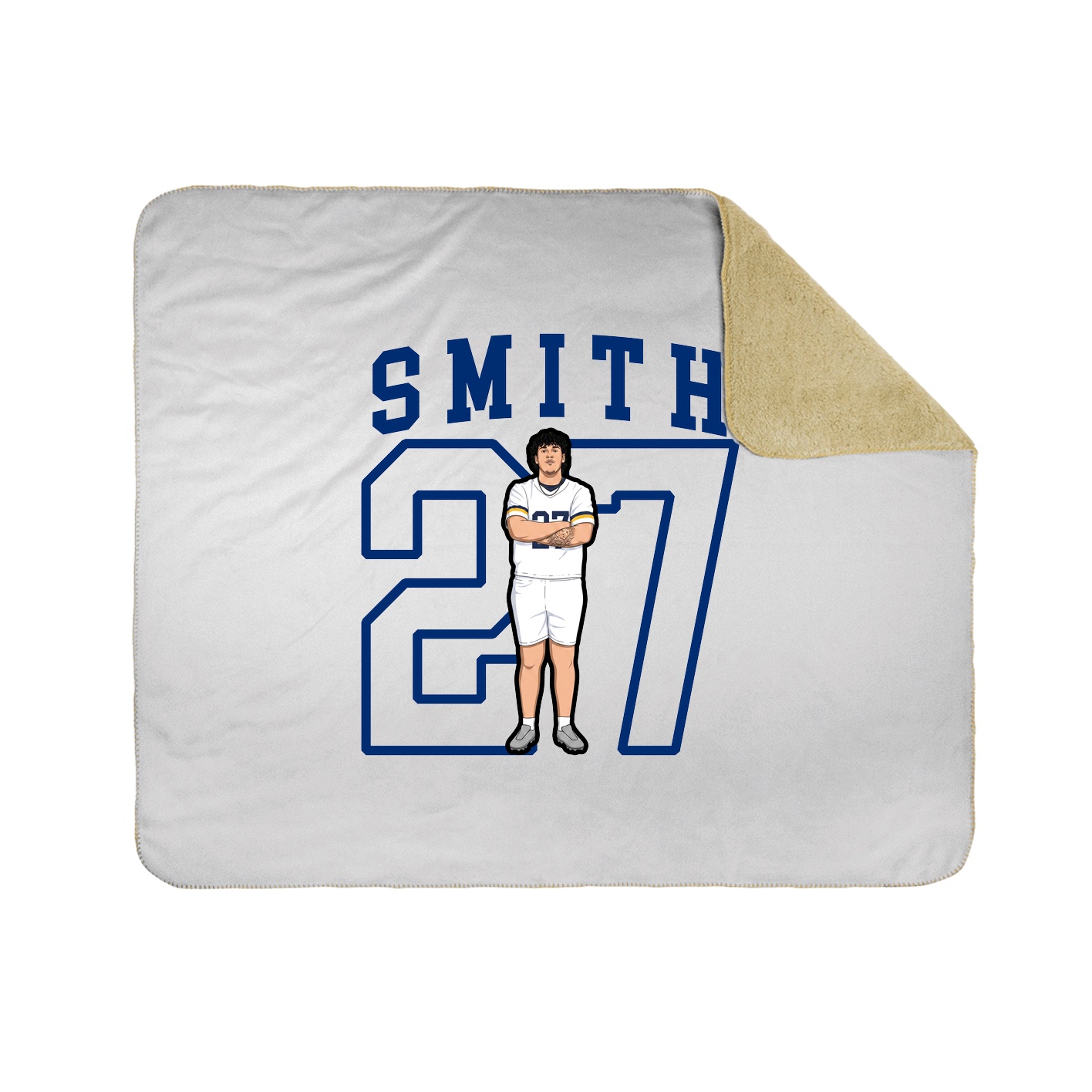 Throw Blanket — Shirsey in White