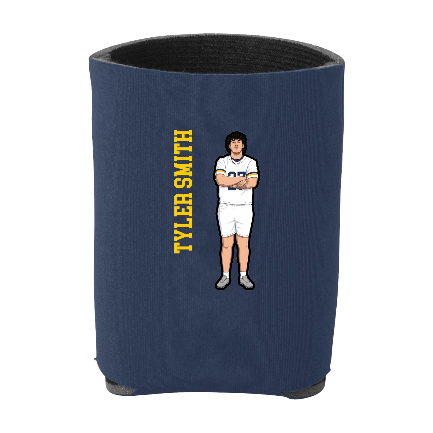 Can Holder — Name Vertical in Navy