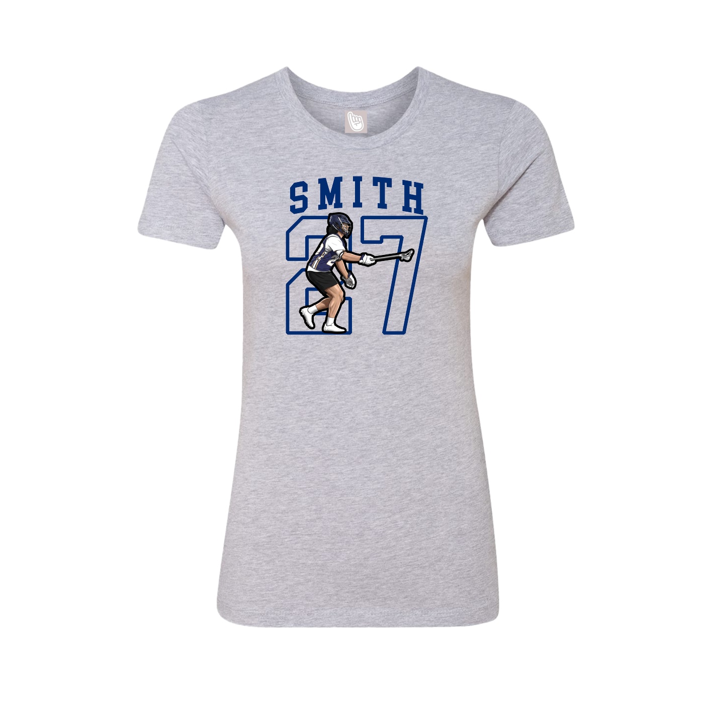Fitted Women's Tee — Shirsey in Grey