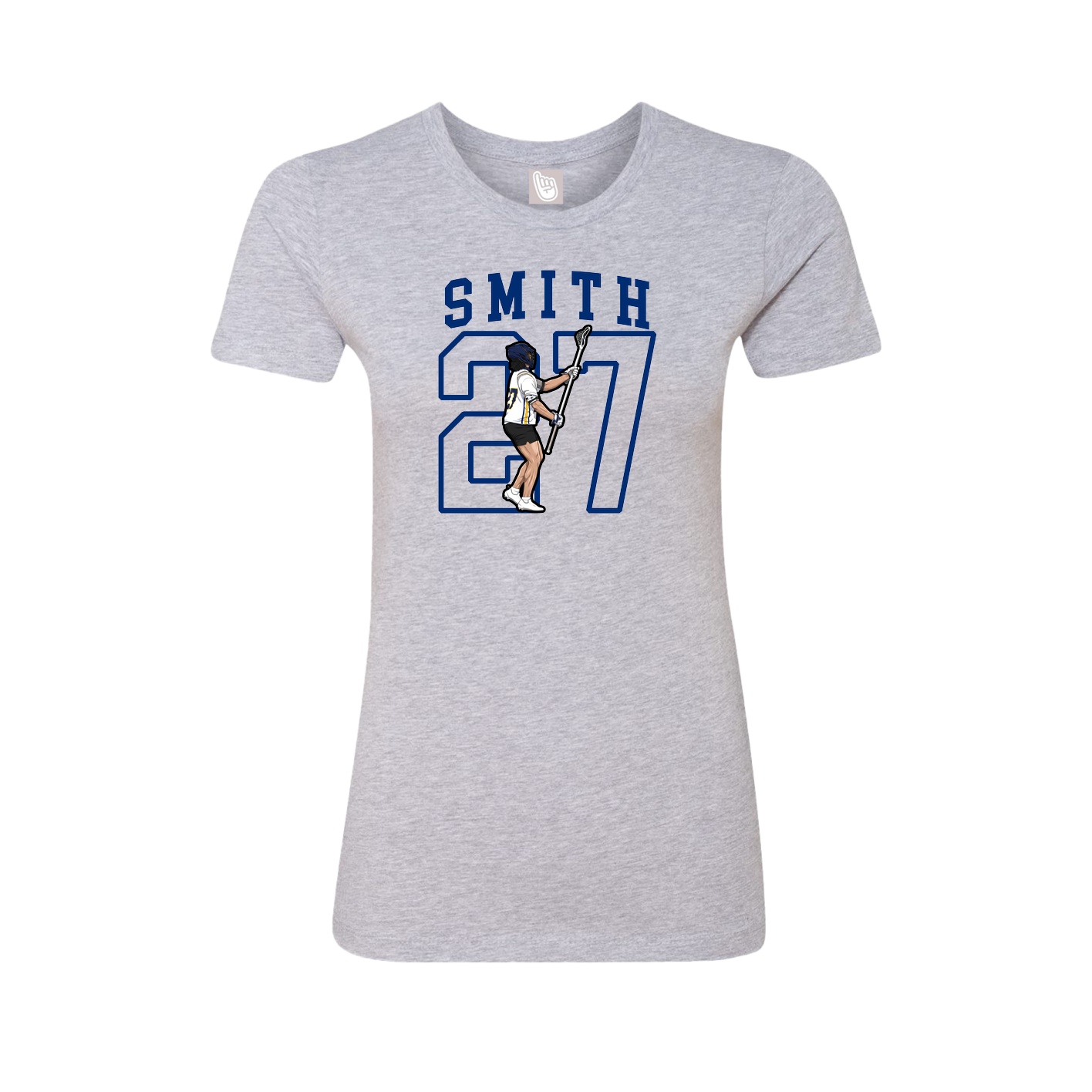 Fitted Women's Tee — Shirsey in Grey