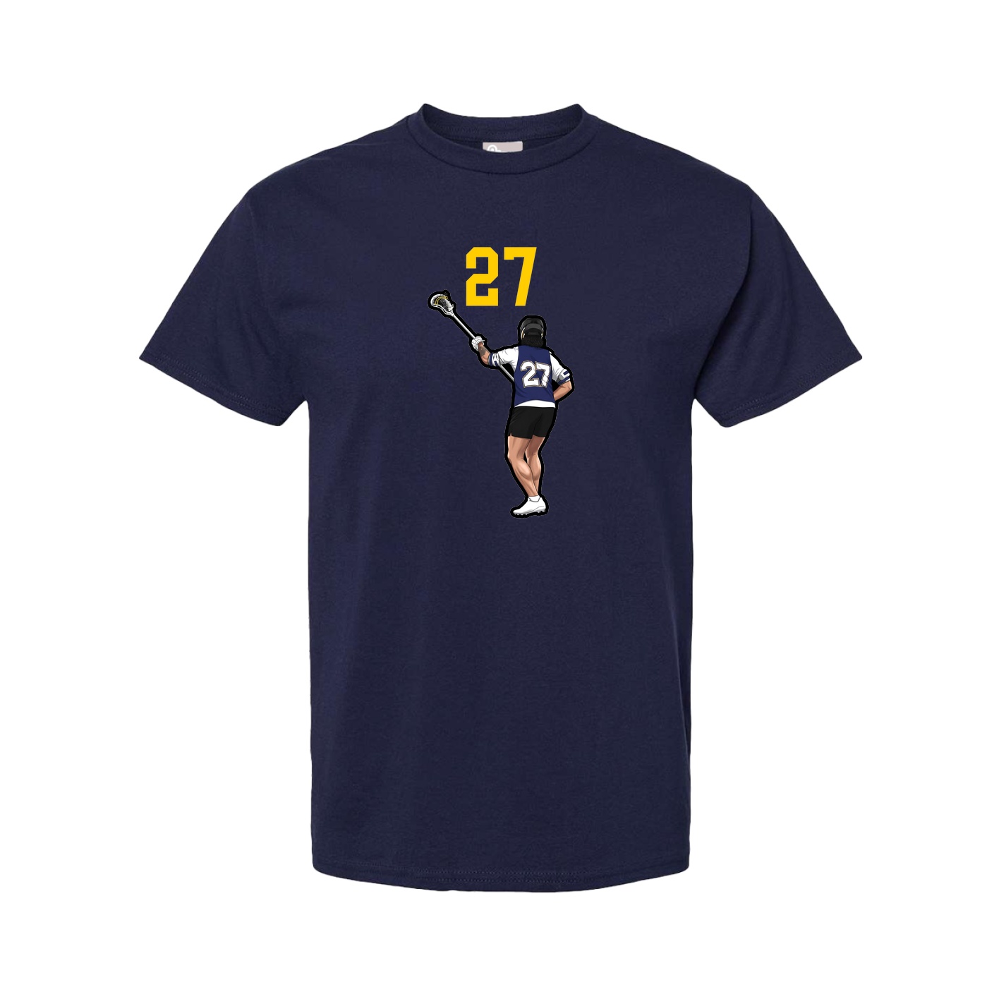 Youth Tee — Number Top in Navy