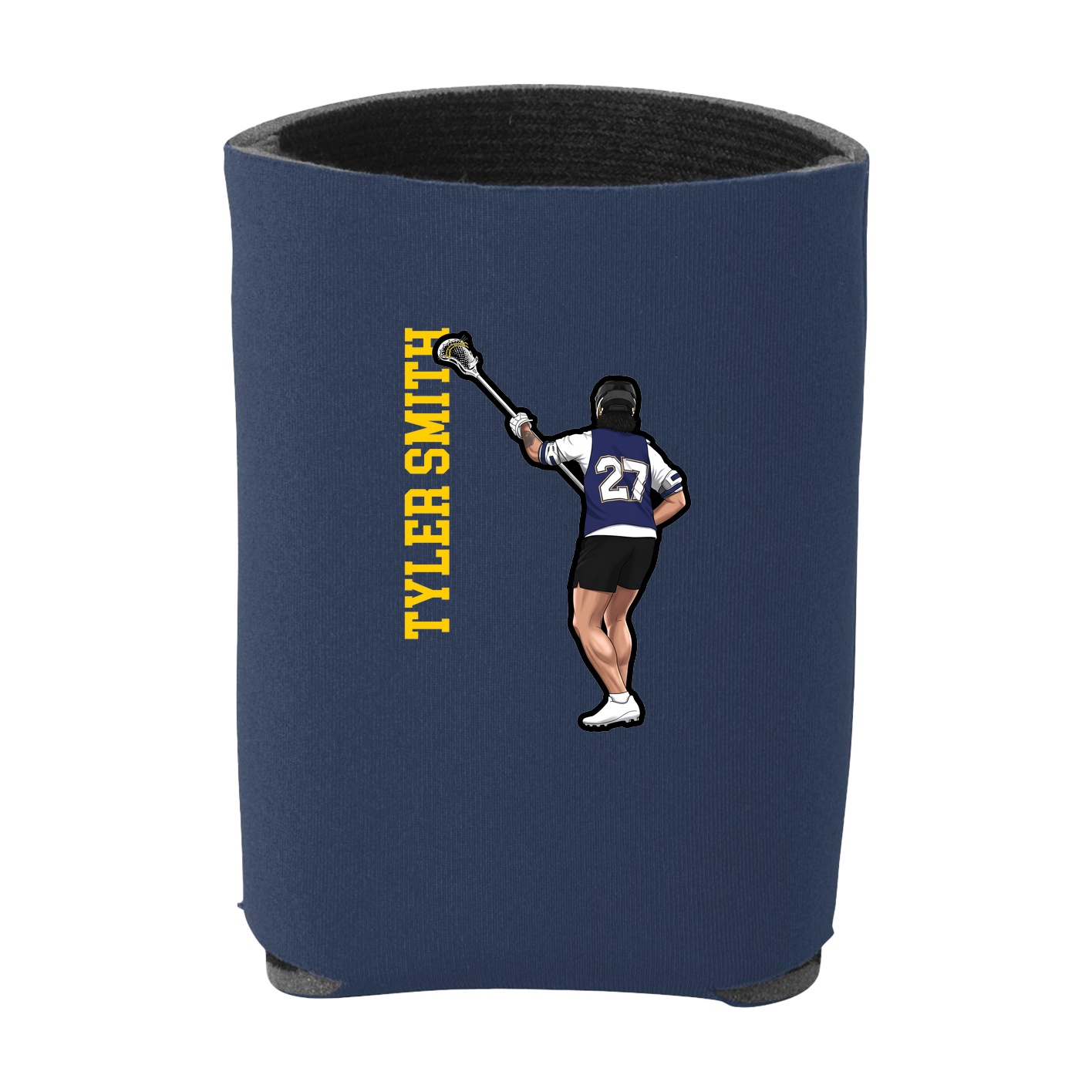 Can Holder — Name Vertical in Navy