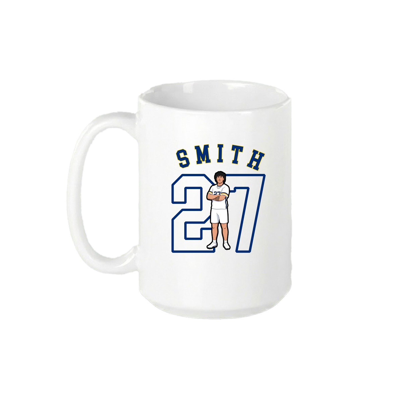 15oz Coffee Mug — Shirsey Arch in White