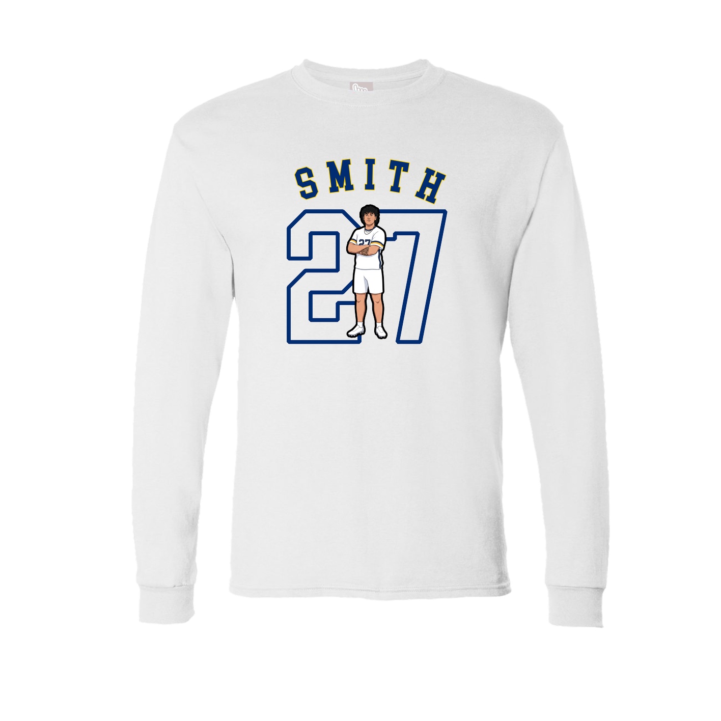 Long Sleeve Tee — Shirsey Arch in White