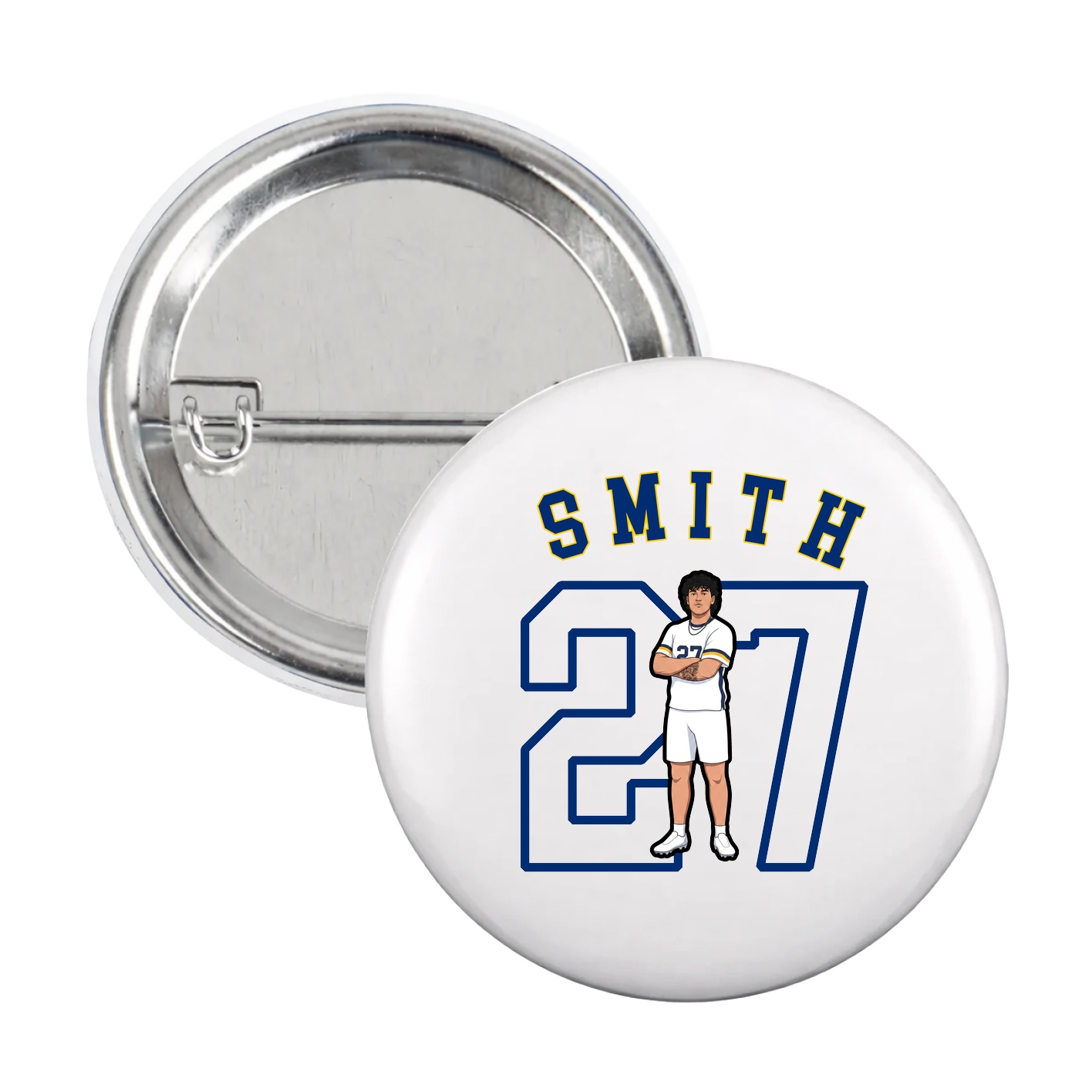 Game Day Button — Shirsey Arch in White