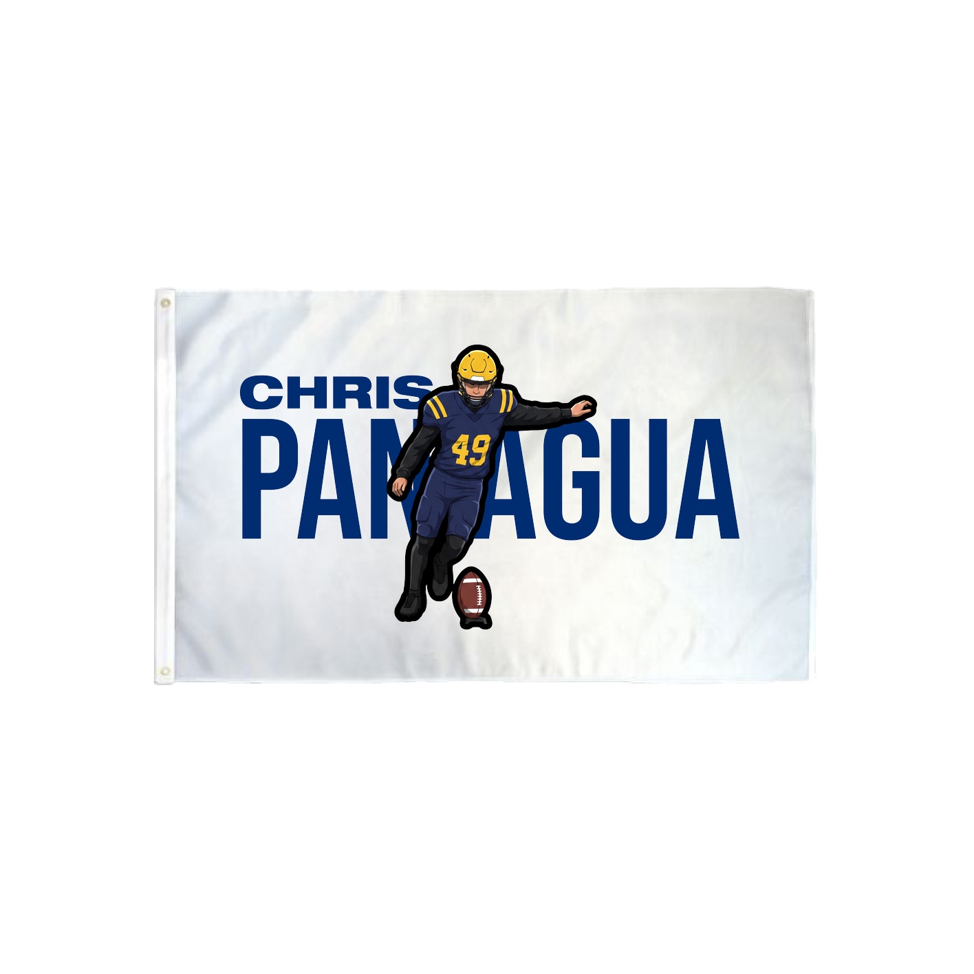 3x5 Flag — Player Name in Classic