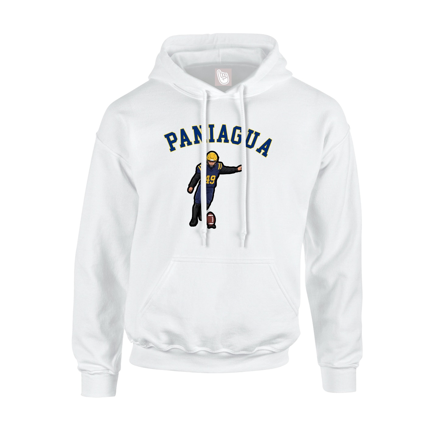 Hoodie — Shirsey Arch in White