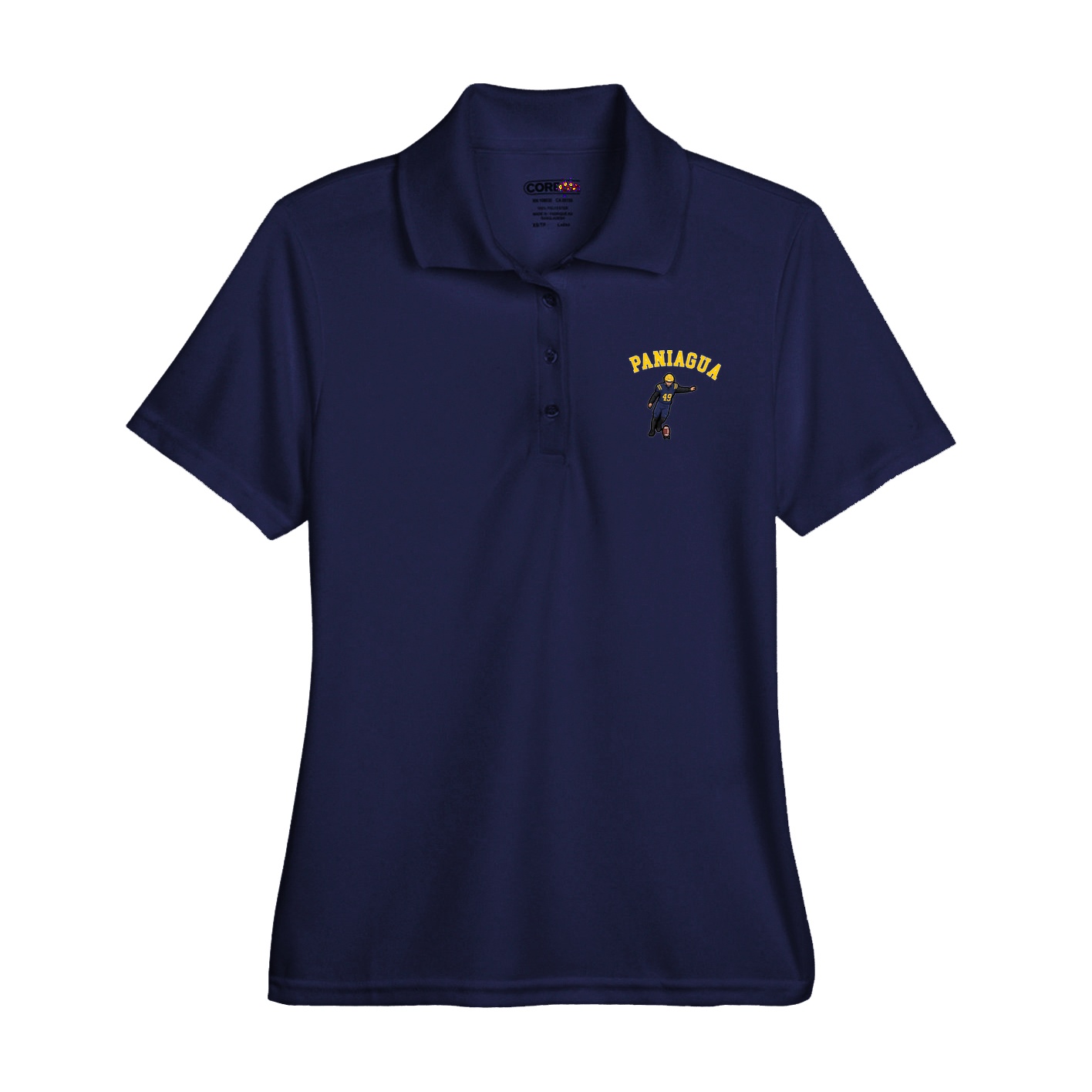 Womens Performance Polo — Shirsey Arch in Navy