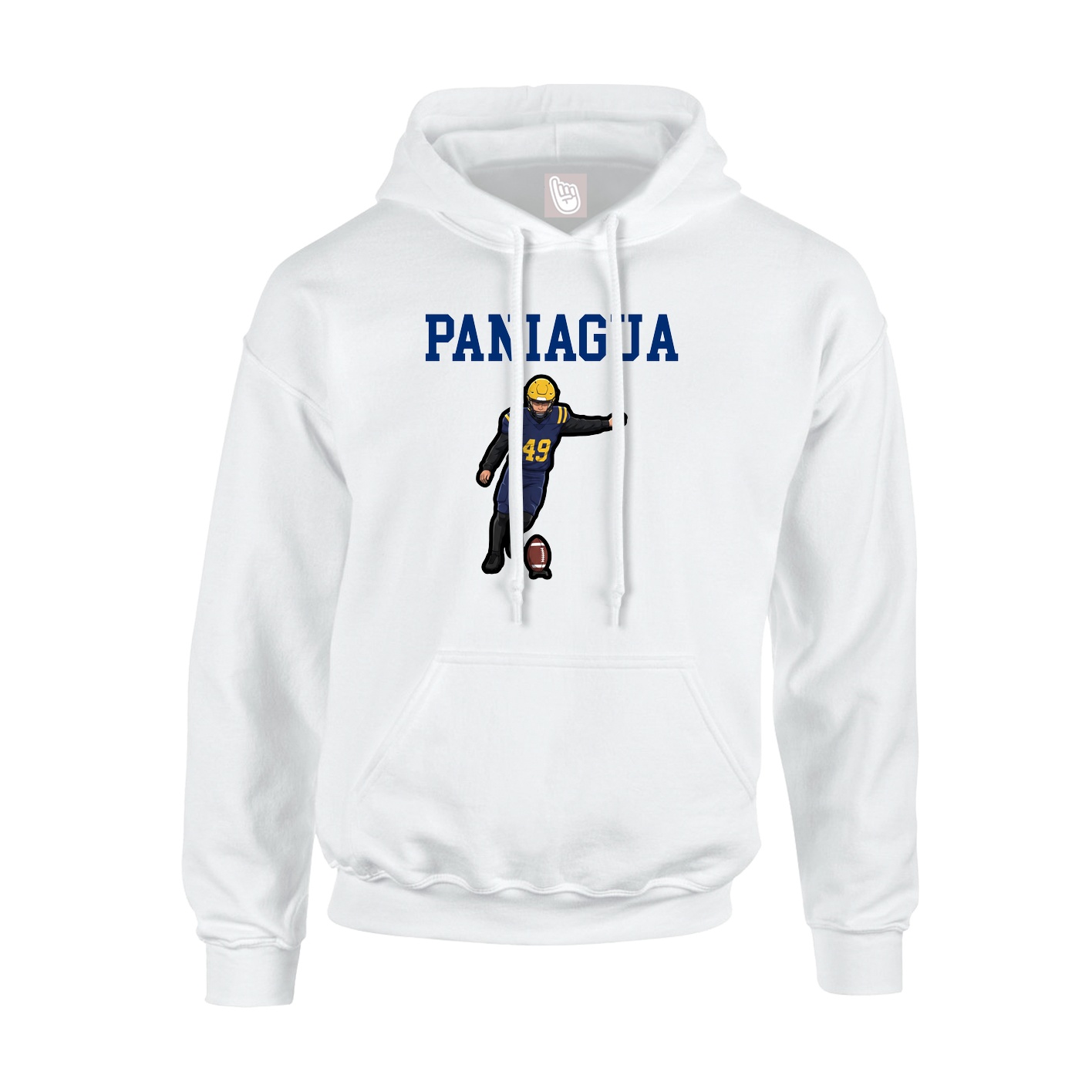 Hoodie — Shirsey in White