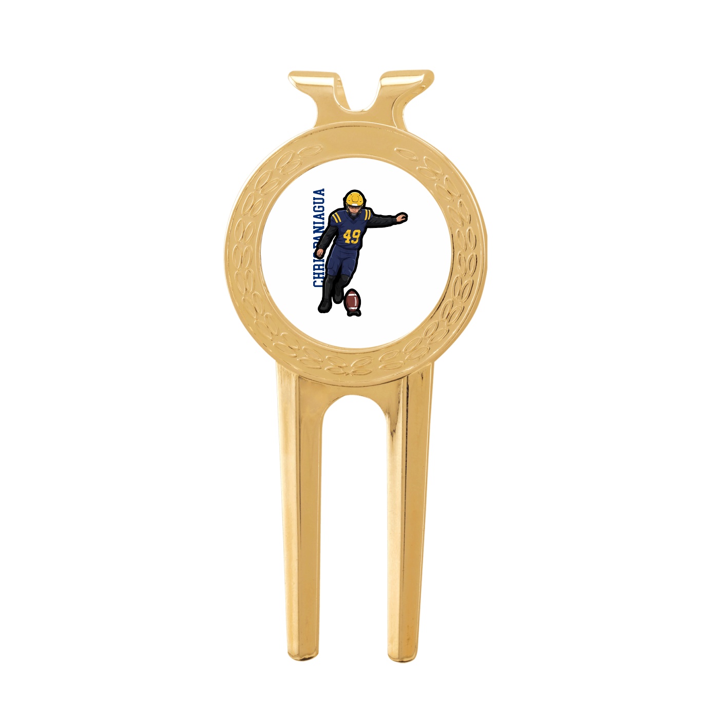 Divot Tool with Ball Marker — Name Vertical in Classic