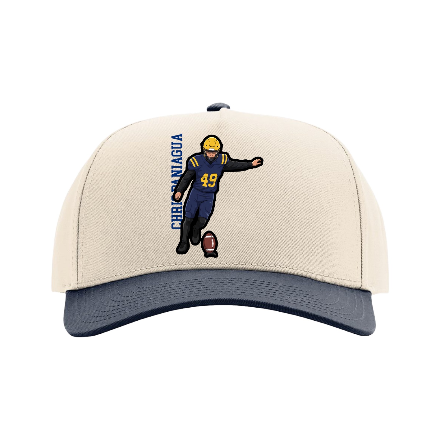 Full Fabric Five-Panel Champ Cap