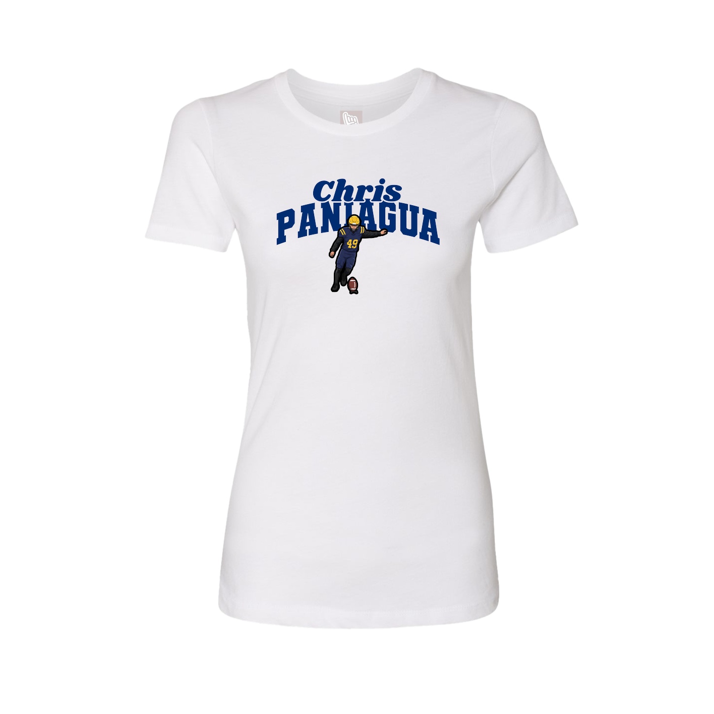 Womens Tee — Signature Arch in White