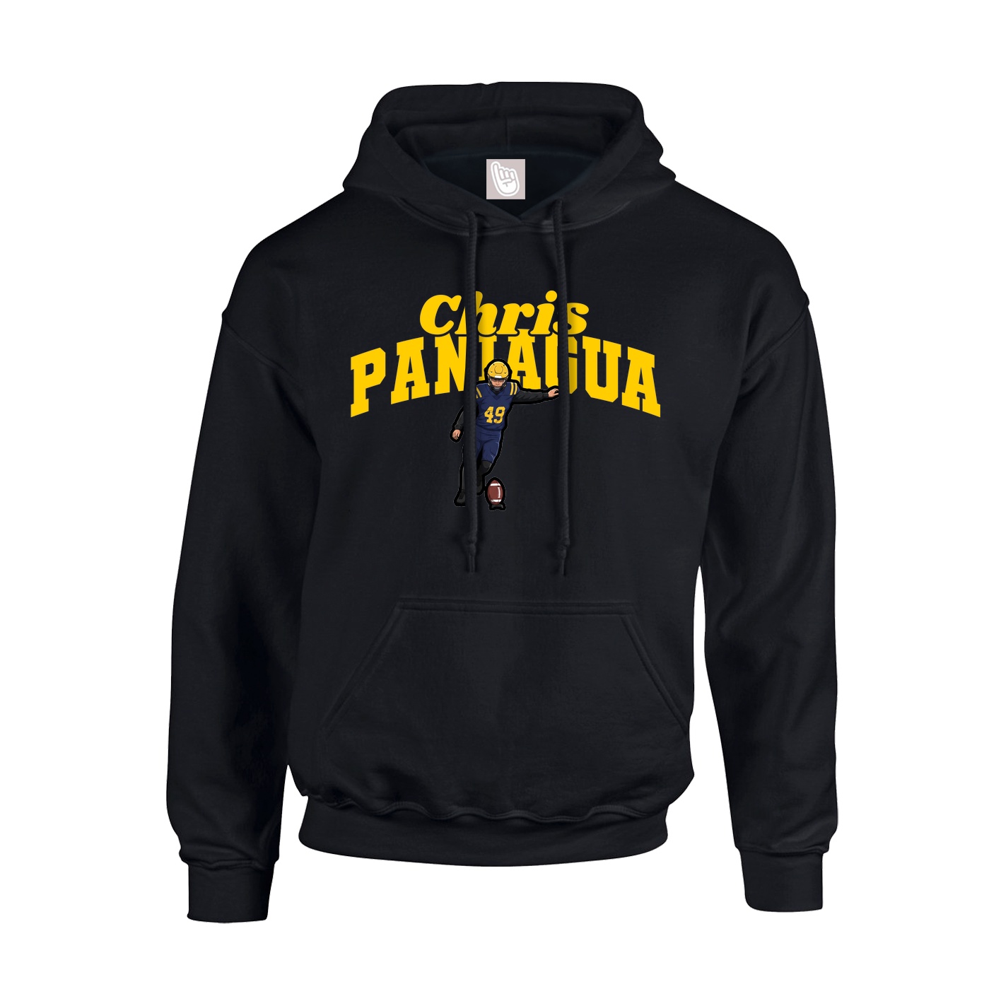 Hoodie — Signature Arch in Black