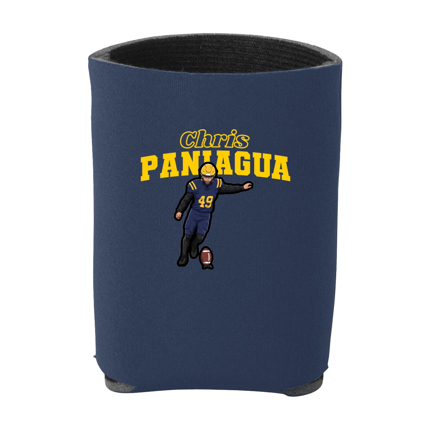 Can Holder — Name Arch in Navy