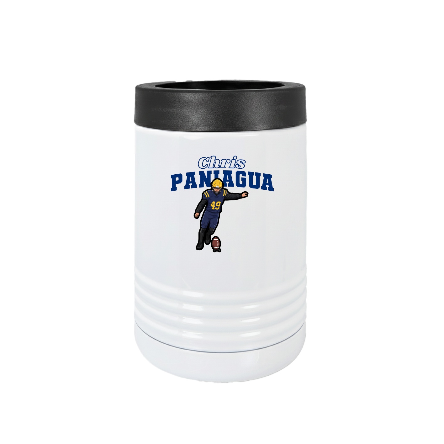 Beverage Holder — Name Arch in White