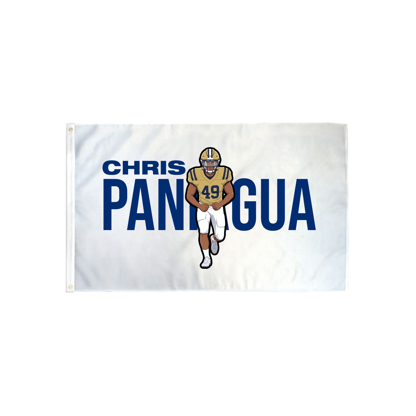 3x5 Flag — Player Name in Classic