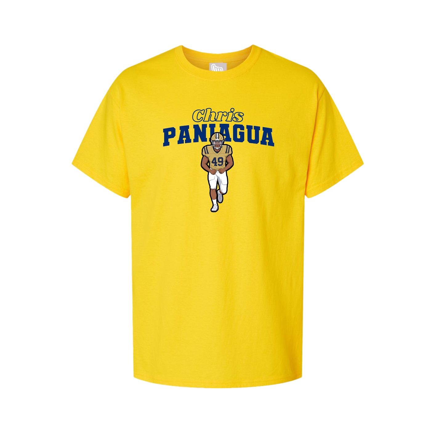 Youth Tee — Name Arch in Gold