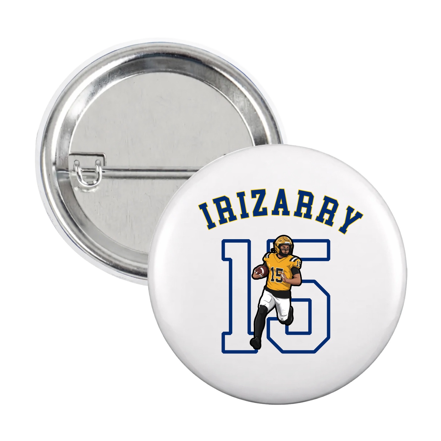 Game Day Button — Shirsey Arch in White