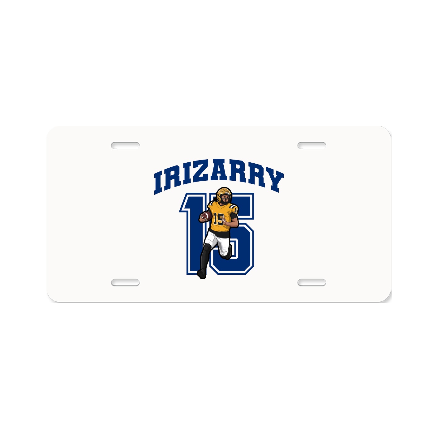 License Plate — Number in Classic