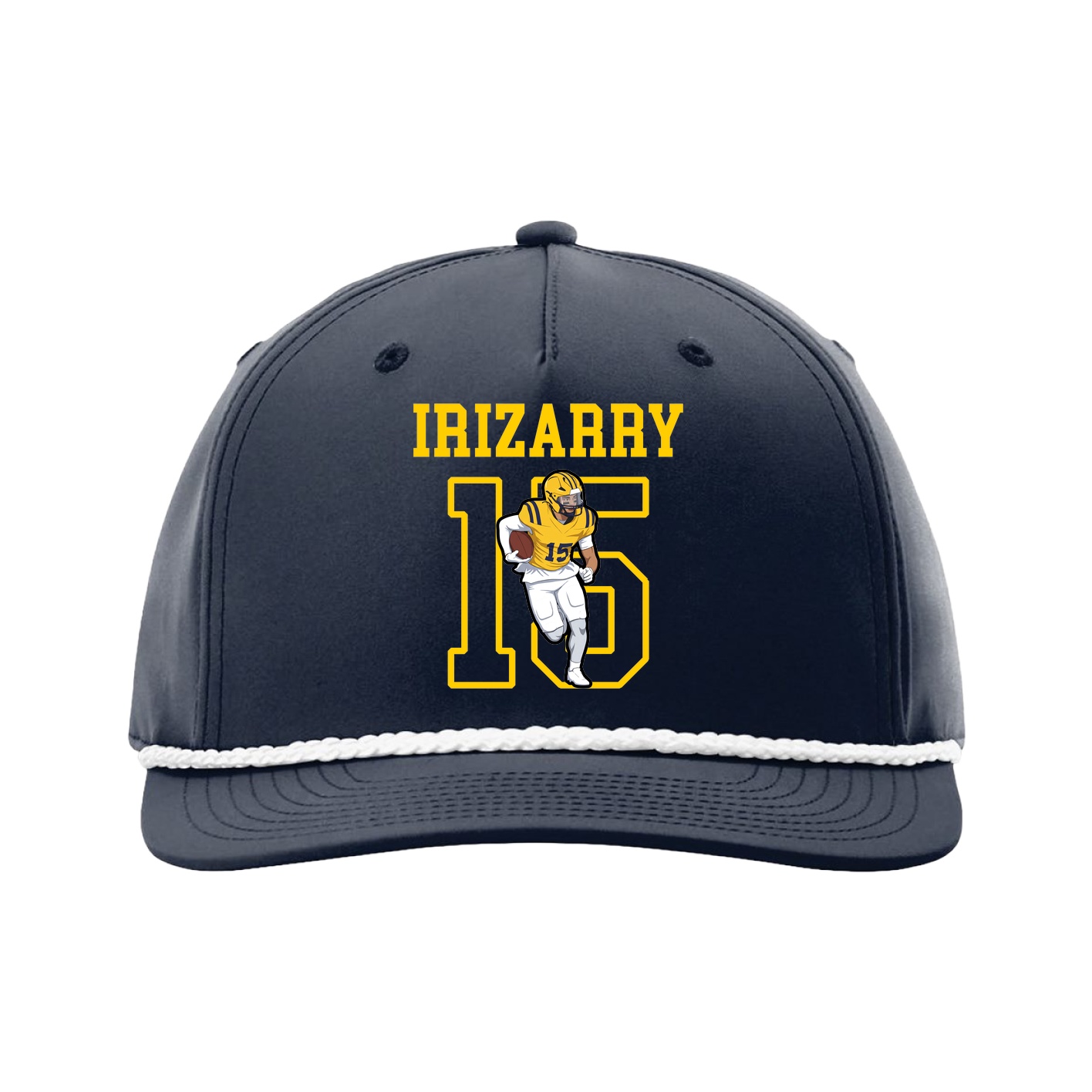 Five-Panel Classic Rope Cap — Shirsey in Navy