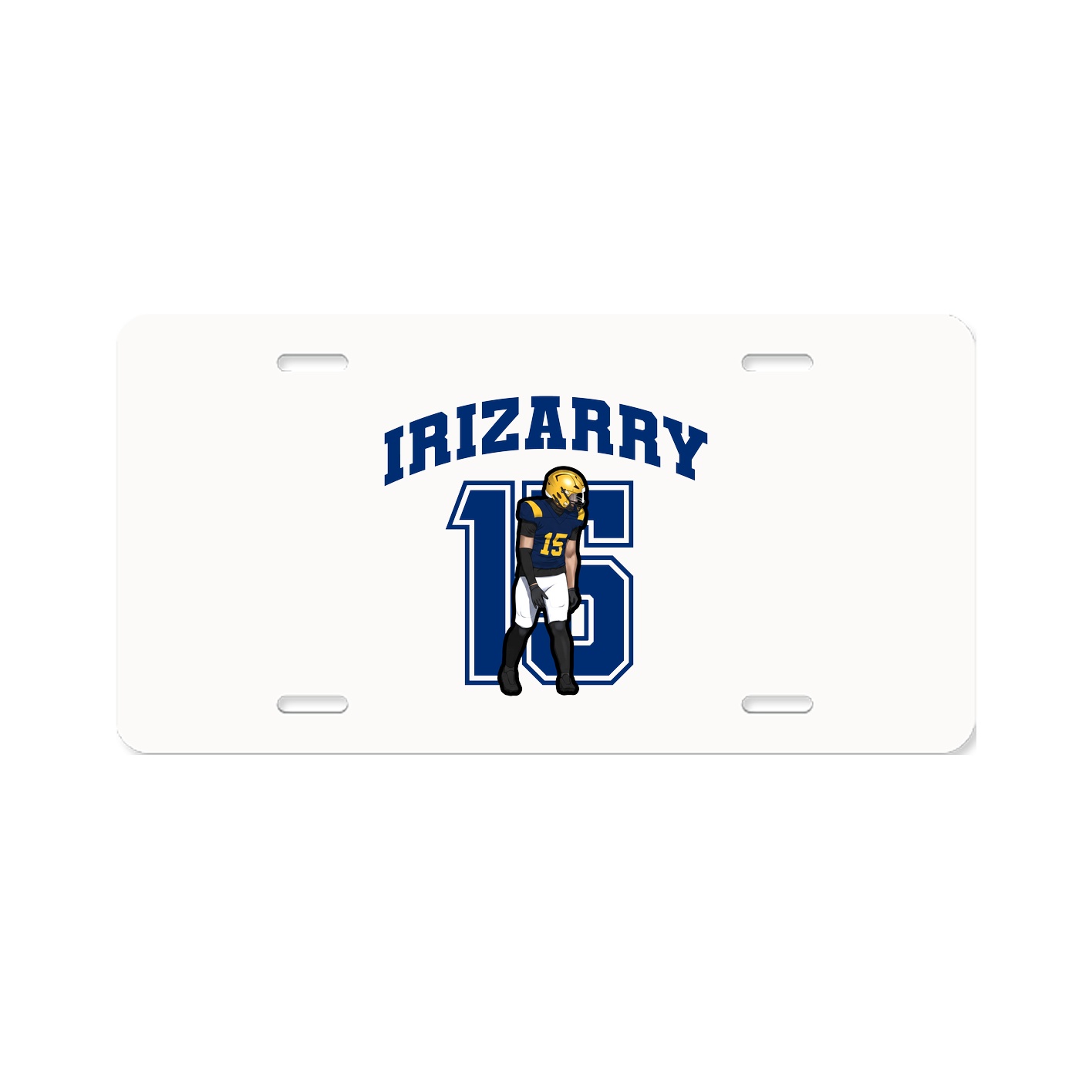 License Plate — Number in Classic