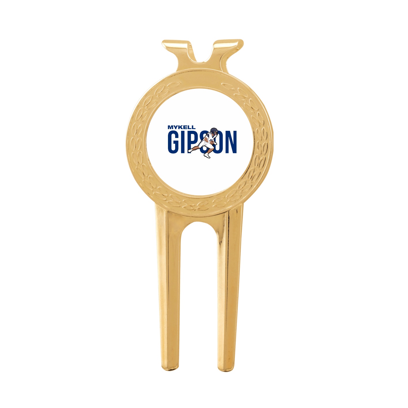 Divot Tool with Ball Marker — Player Name in Classic