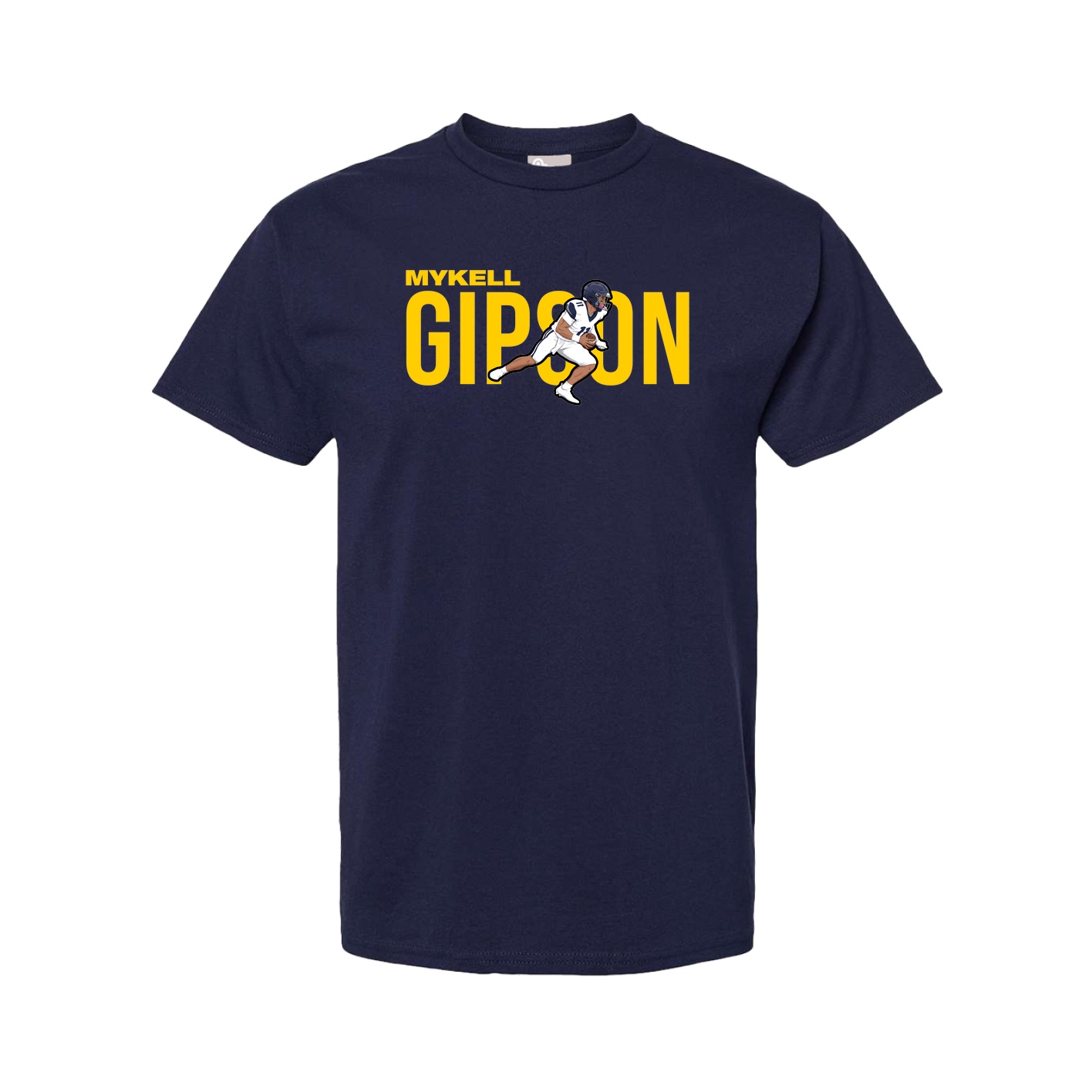 Youth Tee — Player Name in Navy