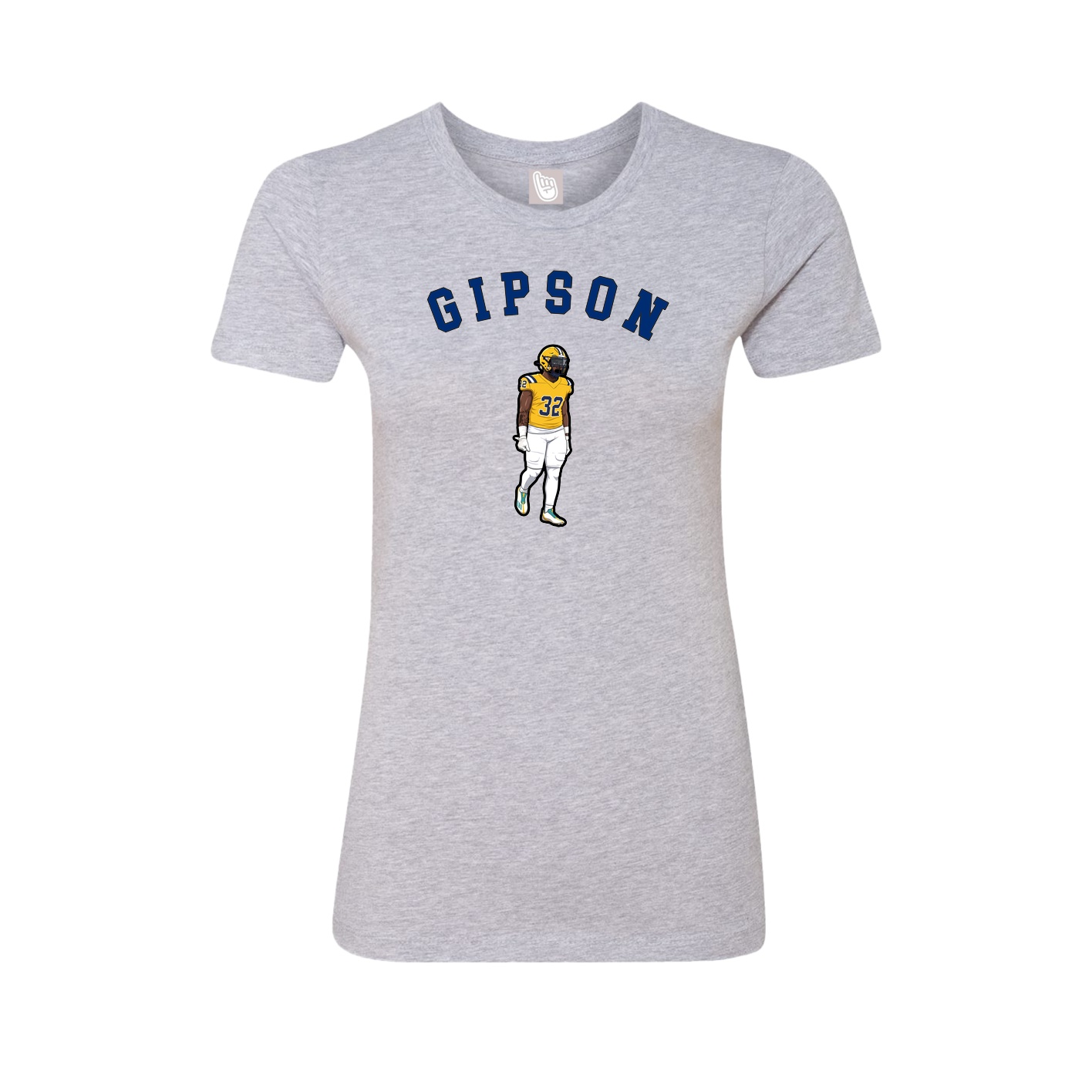 Fitted Women's Tee — Shirsey Arch in Grey