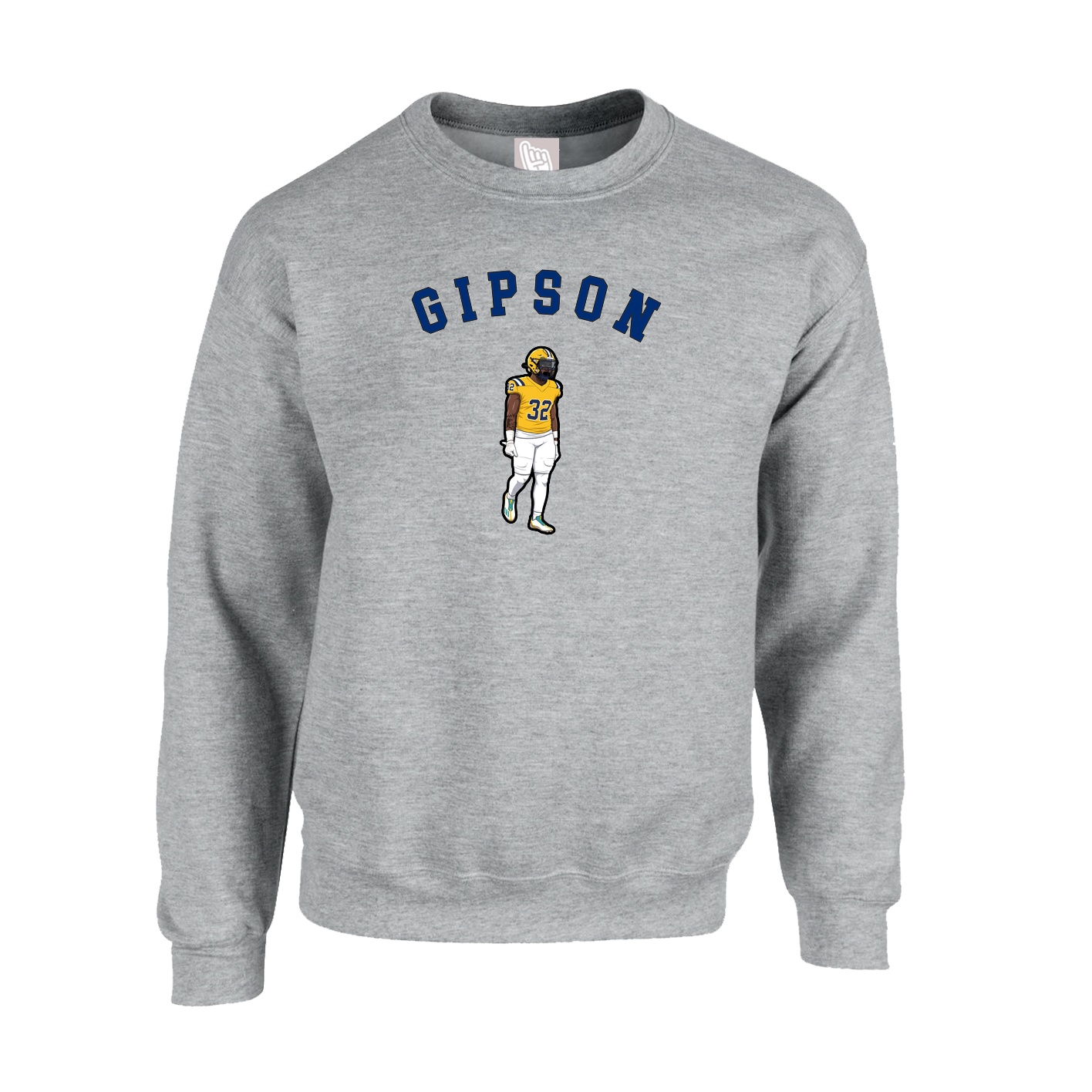 Fleece Crew — Shirsey Arch in Grey
