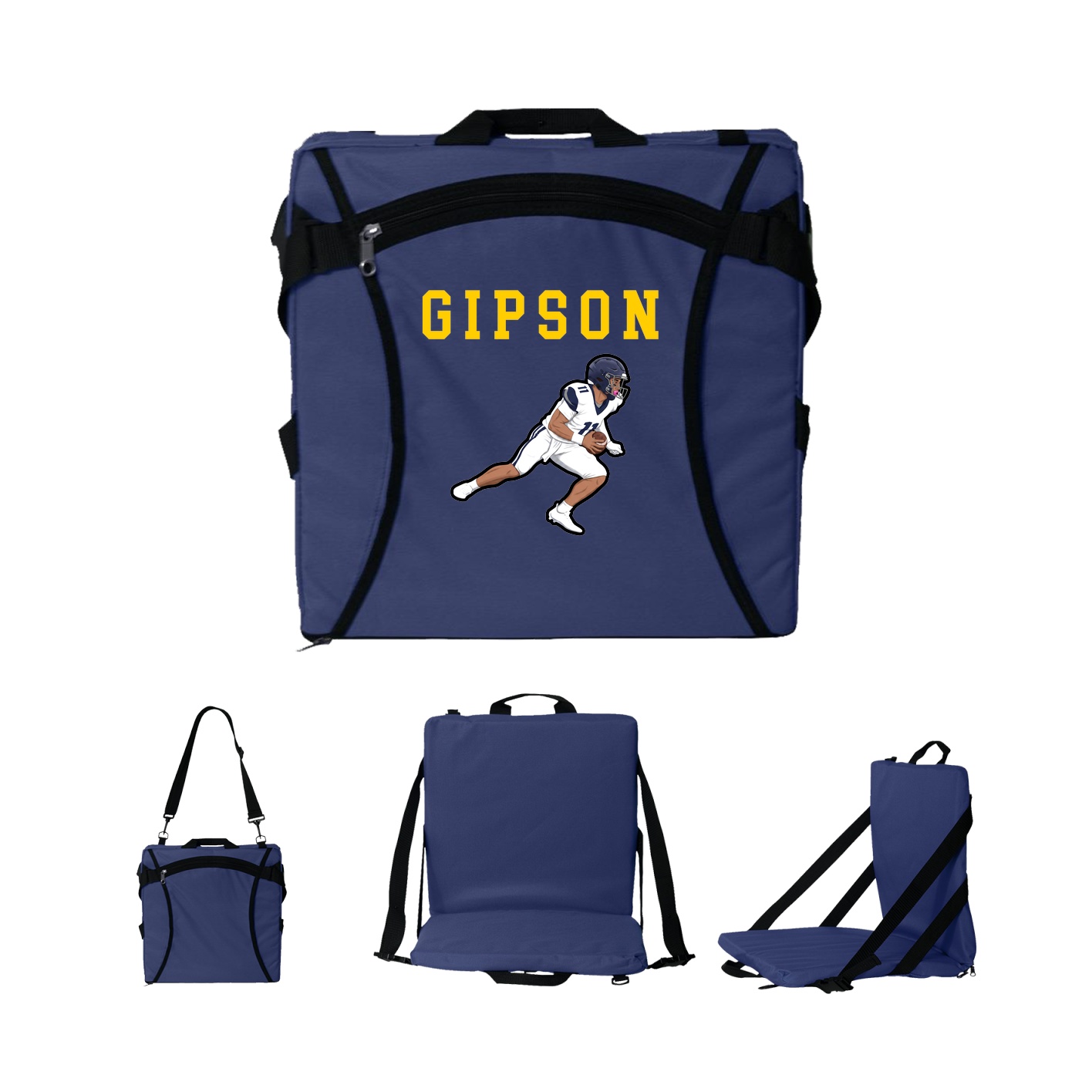 Folding Stadium Seat — Shirsey in Navy