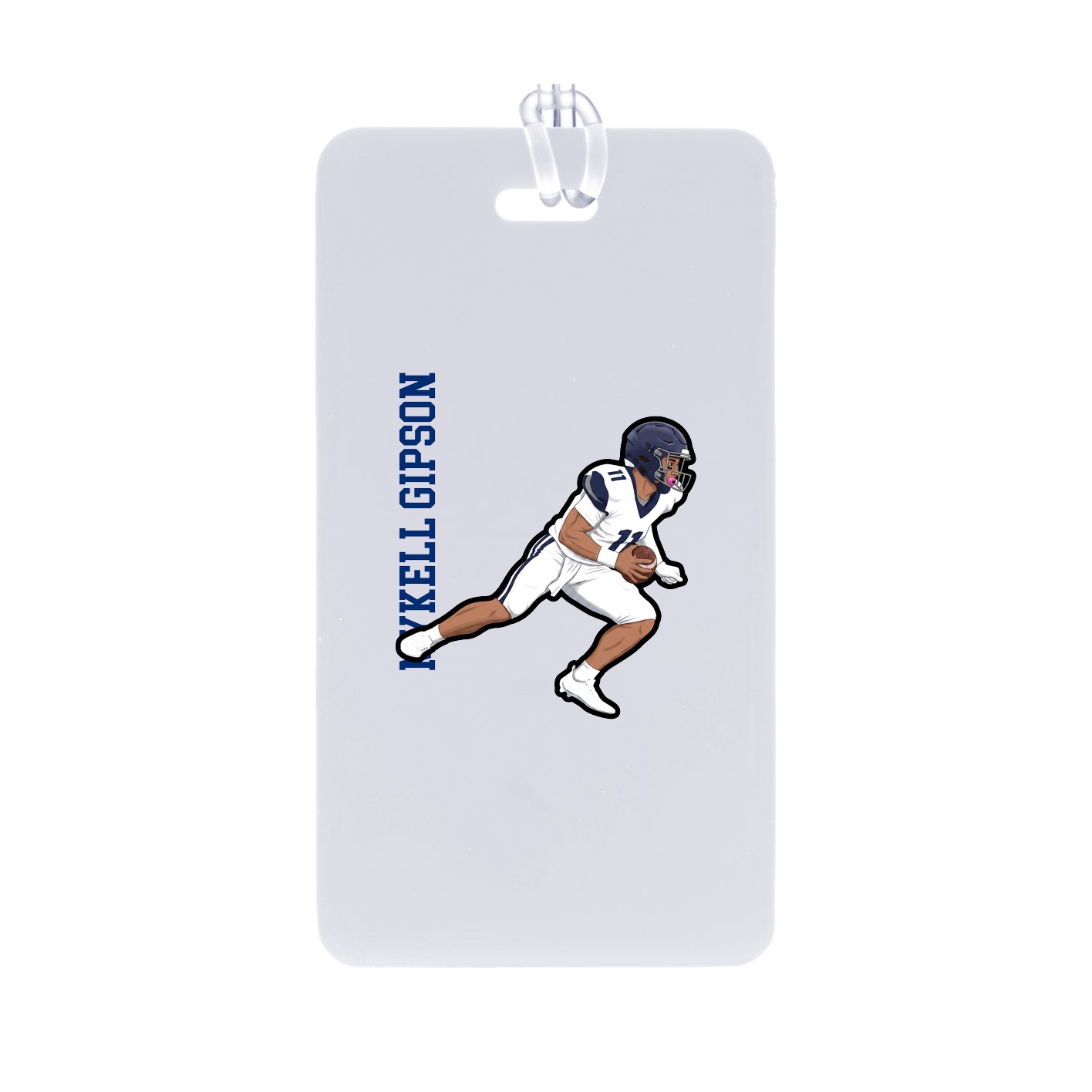 Bag Tag — Name Vertical in Classic
