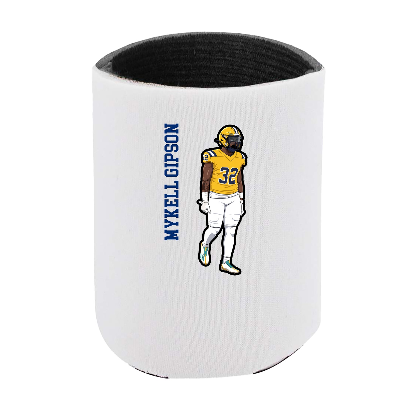 Can Holder — Name Vertical in White