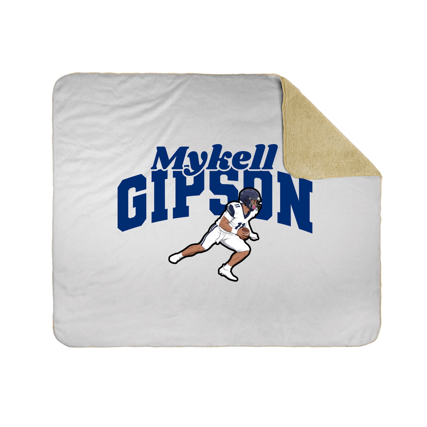 Throw Blanket — Signature Arch in White