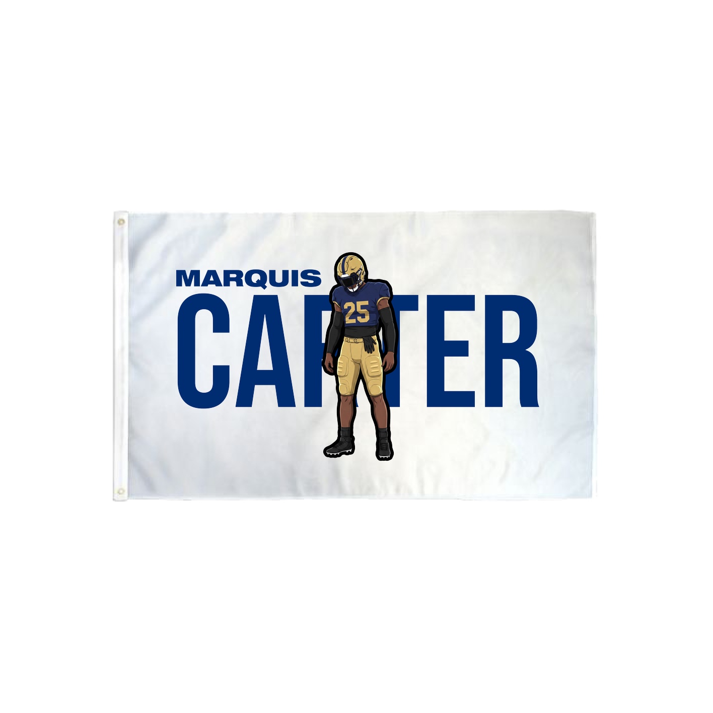 3x5 Flag — Player Name in Classic